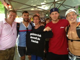 Schlossgartenfest 2013 mit den Handballern vom HSV