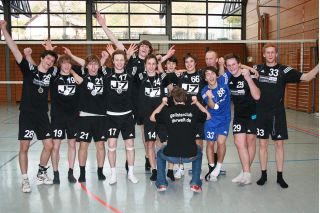Die A-Jugend des GCDW Sekunden nach der Qualifikation zur Deutschen Meisterschaft 2009